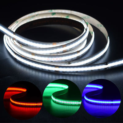 Wifi RGBW Rgb 784LEDs COB LED Strip 24v Flip Chip 12mm Non Waterproof