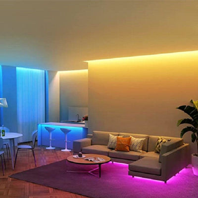 Rgb COB LED Strip Light 840Leds/M 24V Flexible Thin Neon Light Strips For Room