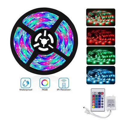 Smart CRESTIN 16.4ft RGB Music Sync Flexible Rgb Led Strip Lights WiFi APP