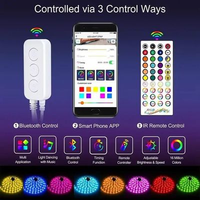 RGB 5V Waterproof Smart LED Music Light Led TV Backlight 5050 USB Color Changing