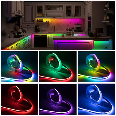 APP Control Magic RGBIC Smart LED Music Light Flexible Chip On FPC 18w/M Music Sync Smart COB