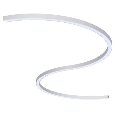 ROHS 6063 Led Corner Profile Hanging Curved Led Light Aluminum Profile