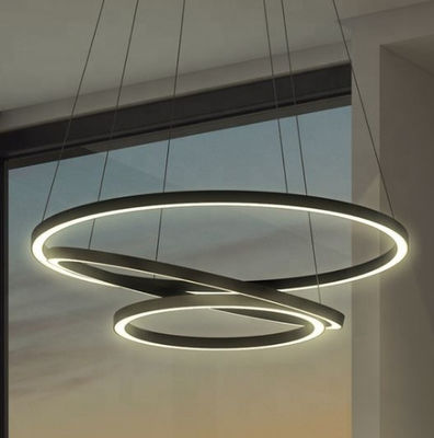 90lm Curved Round S Shape LED Aluminium Profile Curved Led Extrusion 2700K