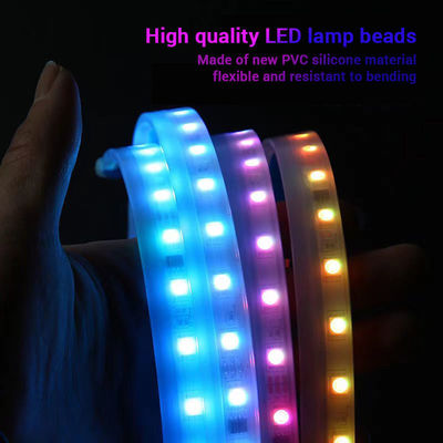 Flexible 12V Led Car Hood Lights Strip Auto Engine Cover Atmosphere Daytime Running Light