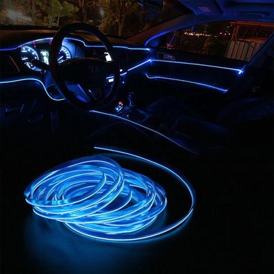 3m Modified Car Lights EL Cold Light Line With USB DIY T Dashboard Console LED Ambient Ligh