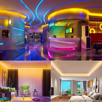 220V RGB LED Neon Light Silicone Neon Strip Flexible Luces Rubber Cuttable Strip