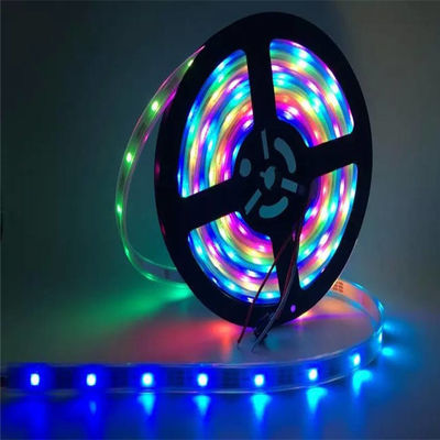 Individually Addressable 5050 Rgb Led Strip Lights Light Diffusing Tape 5m Ws2812B