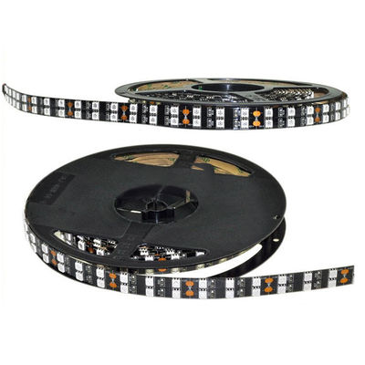 12V Black PCB Double Row 5050 LED Strip 60LEDs/M 120LED/M DC12V