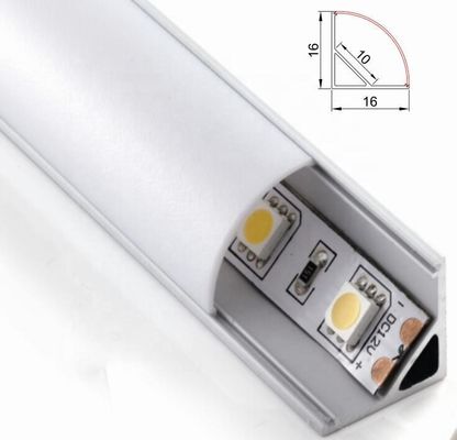 Aluminum Hard LED Linear Lighting Strips Bar SMD2835 2700K Dotless For Cabinet