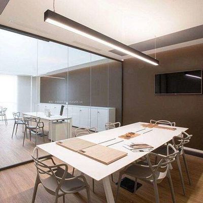 6500K LED Linear Lighting Strips U Aluminium Profile Channel Linear Led Light Fixture