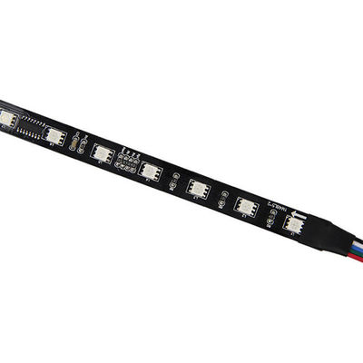 8 Pixel Wireless LED DMX Lighting Addressable 5050 Rgb Waterproof Black Strip