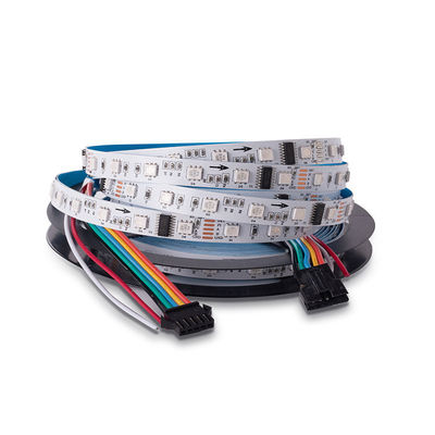 High Bright DC24V Addressable LED DMX Lighting 512 12v Addressable Rgb Led Strip For Bars KTV ETC