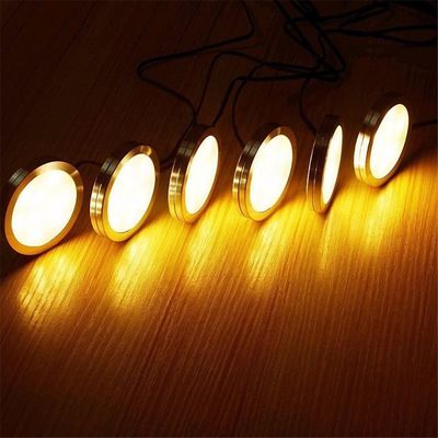 LED Puck Under Kitchen Cabinet LED Lights Cabinet Interiors Wall Light DC12V 2.5W