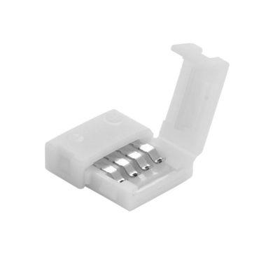 10mm 4 Pin Led Rgb Connector 10mm 4 Pin LED Accessory L T X Shape Unwired Gapless Solderless