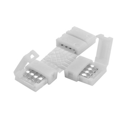10mm 4 Pin Led Rgb Connector 10mm 4 Pin LED Accessory L T X Shape Unwired Gapless Solderless