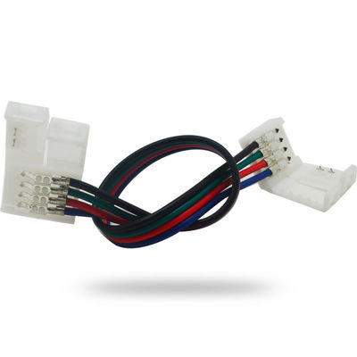 Led Strip Light Connectors 4 Pin 10mm Width  Led Accessory Solderless Extension Cable Wire