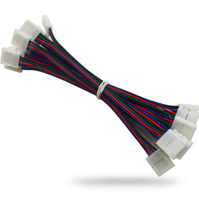 Led Strip Light Connectors 4 Pin 10mm Width  Led Accessory Solderless Extension Cable Wire