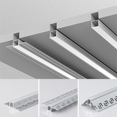 Embedded 24VCeiling Edge Lighting SMD White Led Aluminium Profile For Foyer Kitchen