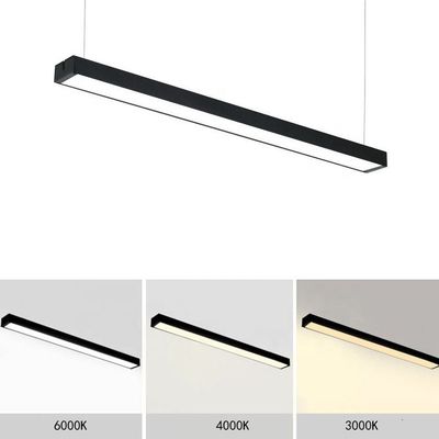 Aluminum 5000Lm Ceiling Edge Lighting Suspended Pendant Linkable Led Ceiling Down