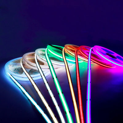10mm 756LEDs/M Rgb Cob LED Strip Rgb 768Leds/M 24V Ip65 Waterproof LED Flexible