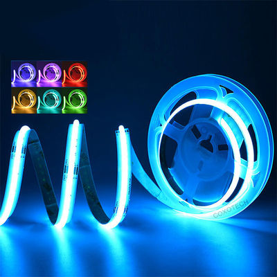 RGB COB Waterproof LED Flexible Strip Battery Powered Rgb Led Strip 10MM Ce