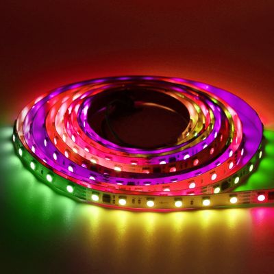 Addressable RGBIC 5050 SMD Digital Led Light Strip 60leds/M 24v Addressable Led Strip