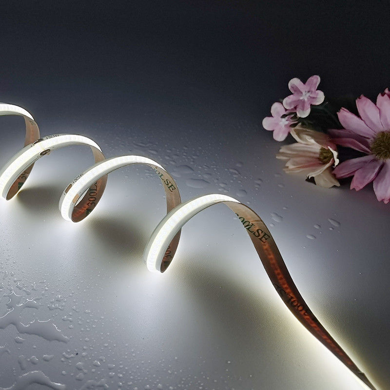 480LEDs 12W Cob Strip Light Flexible 2700K 3000K 4000K Single Color 12V 24V