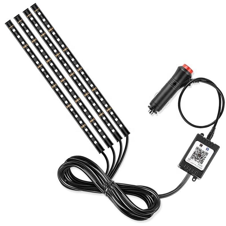 SMD 5050 RGB Modified Car Lights Lamp LED Car Interior Decoration Atmosphere Light