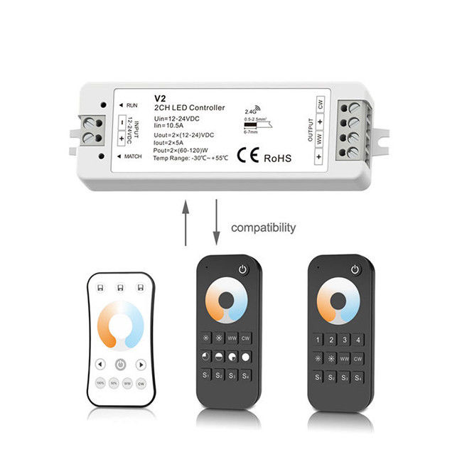 V2 CCT 576W LED Light Controller Magic Home Led Controller 12v 24v 5 Stars