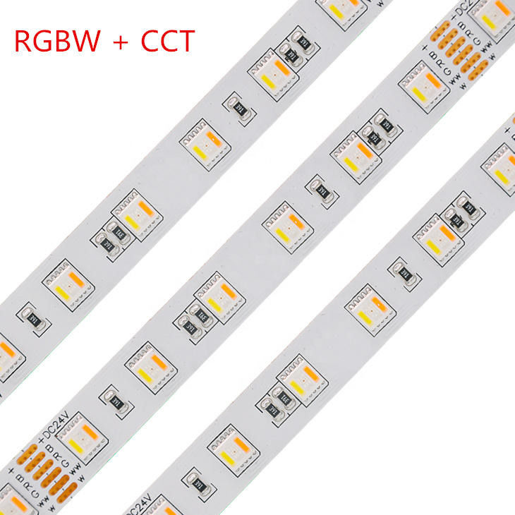 Rgbww 5 In 1 Smd 5050 Rgb Led Rgb Cct Addressable 120 Led/M 12v 24v