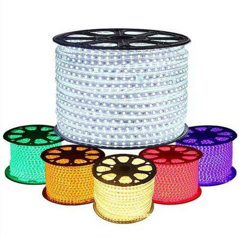 50M 100m/Roll Ip65 Waterproof Rgbw Cob Led Strip Outdoor 110v 220v  SMD2835 5050